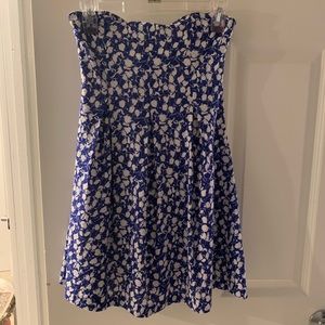 Urban outfitters strapless dress